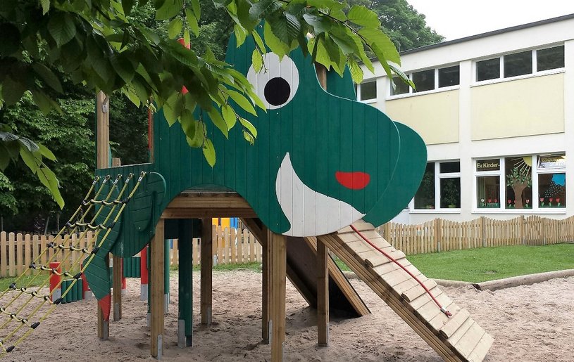 Klettermöglichkeit im Außenbereich